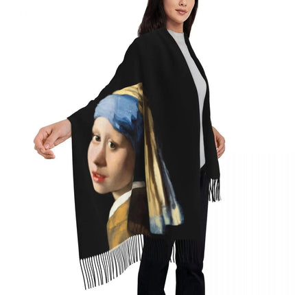 Scarf Women Girl With a Pearl Earring Women Accessories - Scarf - PMRUN - Mad Fly Essentials