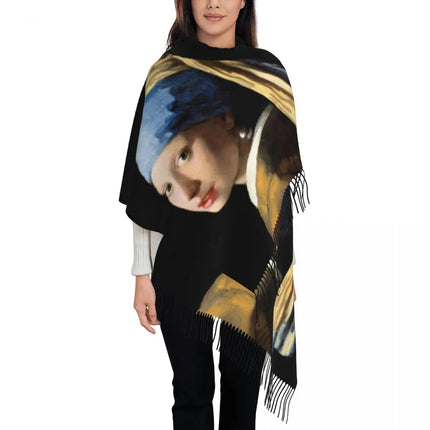 Scarf Women Girl With a Pearl Earring Women Accessories - Scarf - PMRUN - Mad Fly Essentials