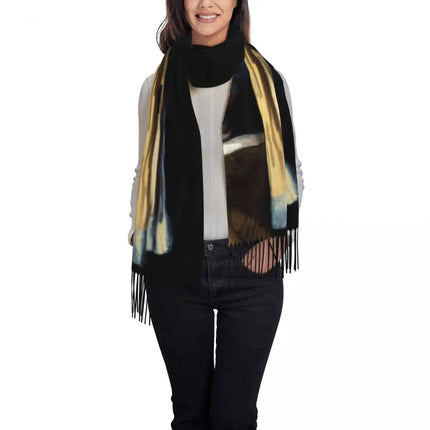 Scarf Women Girl With a Pearl Earring Women Accessories - Scarf - PMRUN - Mad Fly Essentials