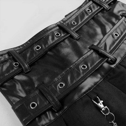 Scottish Gothic Medieval Punk Leather Women Halloween Costume Dress Skirt - Skirt - RONE LOVE - Mad Fly Essentials