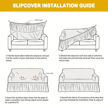 Sea Wave Elastic Home Sofa Slipcover - Slipcover - VAILGE - Mad Fly Essentials