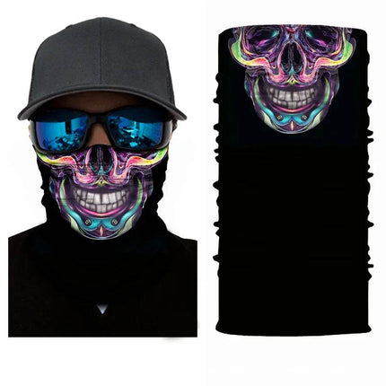 Seamless National Flag Skull Balaclava - Balaclava - Outdoor Essentials - Mad Fly Essentials