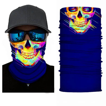 Seamless National Flag Skull Balaclava - Balaclava - Outdoor Essentials - Mad Fly Essentials