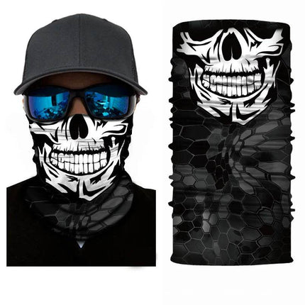 Seamless National Flag Skull Balaclava - Balaclava - Outdoor Essentials - Mad Fly Essentials
