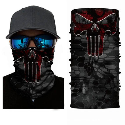 Seamless National Flag Skull Balaclava - Balaclava - Outdoor Essentials - Mad Fly Essentials