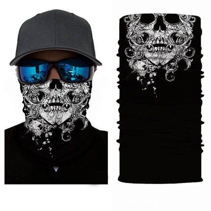 Seamless National Flag Skull Balaclava - Balaclava - Outdoor Essentials - Mad Fly Essentials