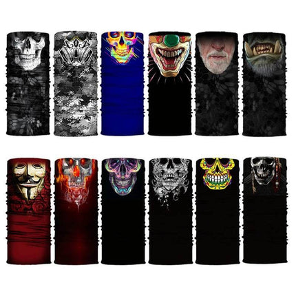 Seamless National Flag Skull Balaclava - Mad Fly Essentials