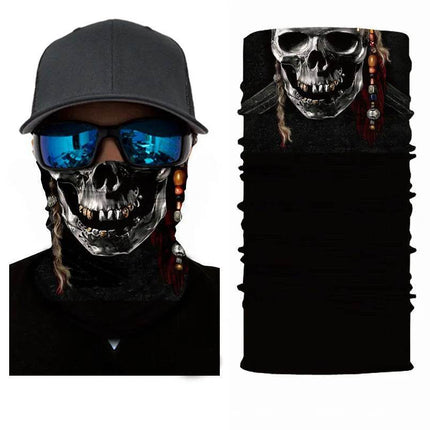 Seamless National Flag Skull Balaclava - Balaclava - Outdoor Essentials - Mad Fly Essentials
