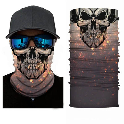 Seamless National Flag Skull Balaclava - Balaclava - Outdoor Essentials - Mad Fly Essentials