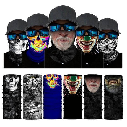 Seamless National Flag Skull Balaclava - Mad Fly Essentials