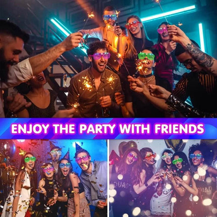 Seasonal Luminous LED Neon Sunglasses Party Essentials - Party Essentials - Top Party - Mad Fly Essentials