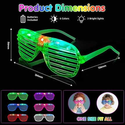 Luminous LED Glasses Party Essentials - Mad Fly Essentials
