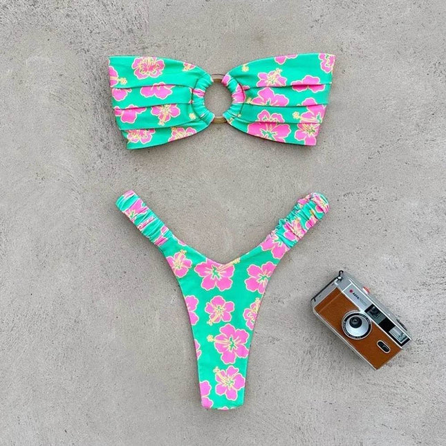 Bikini Set Fashion Summer Women Brazilian Floral Micro Swimwear Bikini Set SexyLacey Mad Fly Essentials