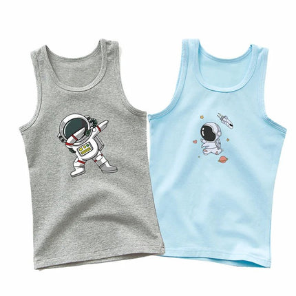 Shirt Baby Boys Astronaut Spaceman Casual Tank Top - Shirt - Aimi Lakana - Mad Fly Essentials
