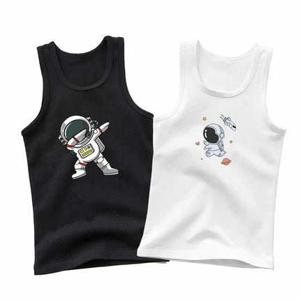 Shirt Baby Boys Astronaut Spaceman Casual Tank Top - Shirt - Aimi Lakana - Mad Fly Essentials