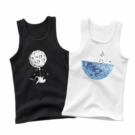 Shirt Baby Boys Astronaut Spaceman Casual Tank Top - Shirt - Aimi Lakana - Mad Fly Essentials