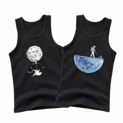 Shirt Baby Boys Astronaut Spaceman Casual Tank Top - Shirt - Aimi Lakana - Mad Fly Essentials