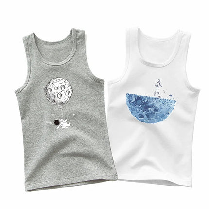 Shirt Baby Boys Astronaut Spaceman Casual Tank Top - Shirt - Aimi Lakana - Mad Fly Essentials
