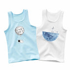 Blue white