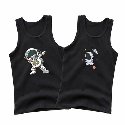 Shirt Baby Boys Astronaut Spaceman Casual Tank Top - Shirt - Aimi Lakana - Mad Fly Essentials