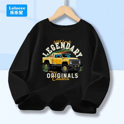 Shirt Baby Boys Racecar Long Sleeve Tee - Shirt - lioraitiin kids - Mad Fly Essentials