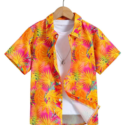 Shirt Boy Beach Hawaii Clown Print Tees - Shirt - kids Tales - Mad Fly Essentials