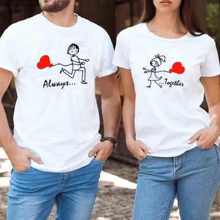 Shirt Couple Matching Valentines Day Graphic Tee - Shirt - TYFYO - Mad Fly Essentials