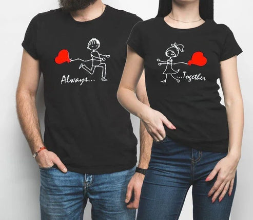 Shirt Couple Matching Valentines Day Graphic Tee - Shirt - TYFYO - Mad Fly Essentials