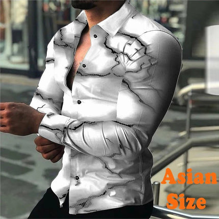 Shirt Men 3D Lightning Hawaiian Party Shirt - Shirt - TrendSetter - Mad Fly Essentials