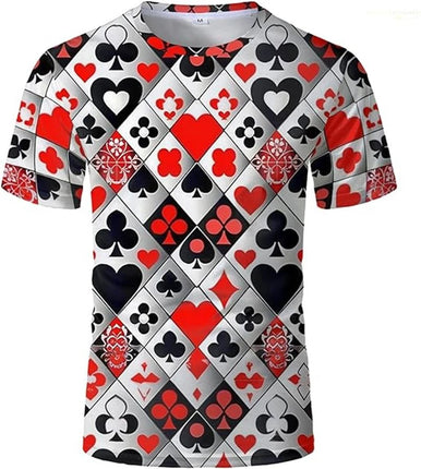 Shirt Men All Over Poker 3D Graphic King Spades Shirt - Shirt - GUILAN - Mad Fly Essentials