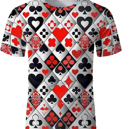 Shirt Men All Over Poker 3D Graphic King Spades Shirt - Shirt - GUILAN - Mad Fly Essentials