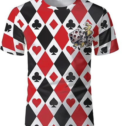 Shirt Men All Over Poker 3D Graphic King Spades Shirt - Shirt - GUILAN - Mad Fly Essentials