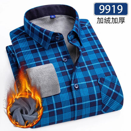 Shirt Men Fashion Brushed Plaid Casual Spring Tee - Shirt - Sam Charleston - Mad Fly Essentials