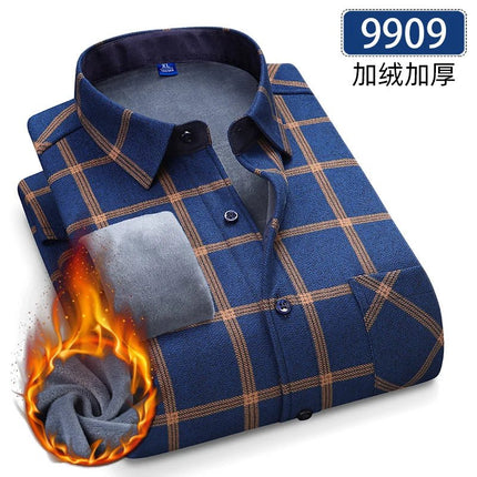 Shirt Men Fashion Brushed Plaid Casual Spring Tee - Shirt - Sam Charleston - Mad Fly Essentials
