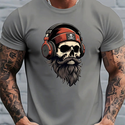 Shirt Men Funny Bearded 3D Casual Tee - Shirt - Beach Fellow - Mad Fly Essentials