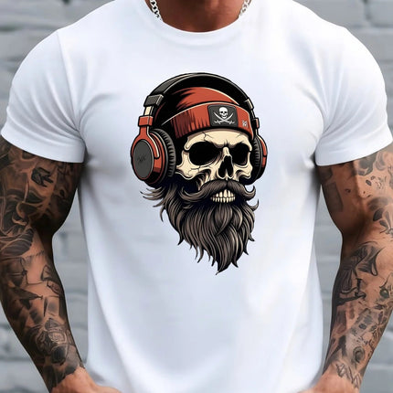 Shirt Men Funny Bearded 3D Casual Tee - Shirt - Beach Fellow - Mad Fly Essentials