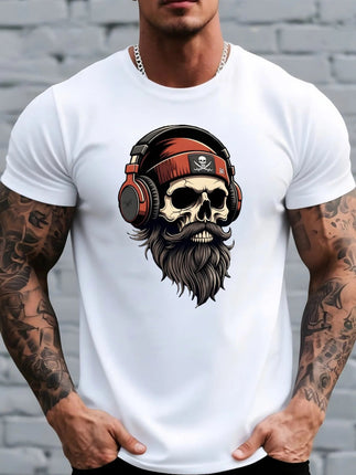Shirt Men Funny Bearded 3D Casual Tee - Shirt - Beach Fellow - Mad Fly Essentials