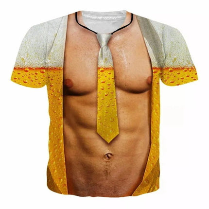 Shirt Men Funny Seasonal 3D Muscle Tee - Shirt - Nifineo - Mad Fly Essentials