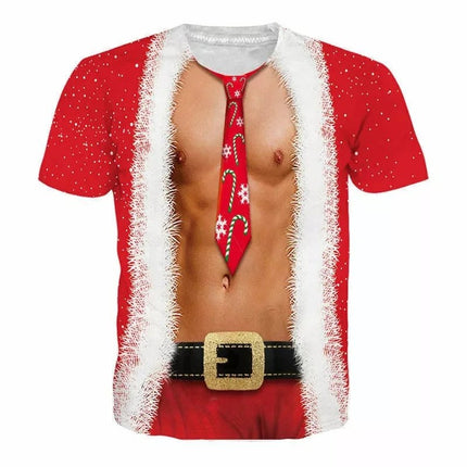 Shirt Men Funny Seasonal 3D Muscle Tee - Shirt - Nifineo - Mad Fly Essentials