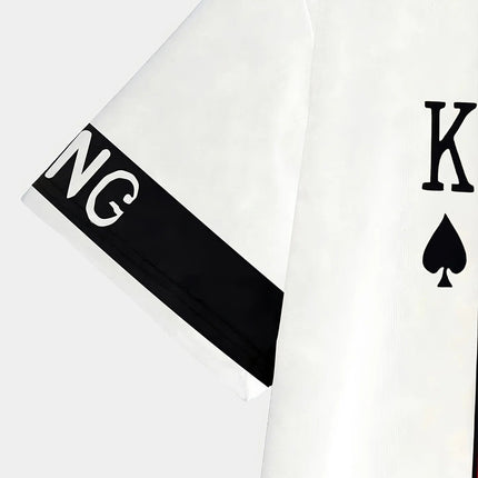 Shirt Men King of Hearts Poker Card T-Shirt - Shirt - GUILAN - Mad Fly Essentials