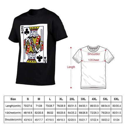Shirt Men King of Hearts Poker Card T-Shirt - Shirt - GUILAN - Mad Fly Essentials