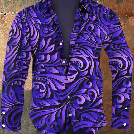Shirt Men Long Sleeve Alien Fashion Party Apparel 3D Tee - Shirt - Jereno - Mad Fly Essentials