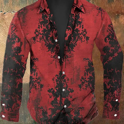 Shirt Men Long Sleeve Alien Fashion Party Apparel 3D Tee - Shirt - Jereno - Mad Fly Essentials