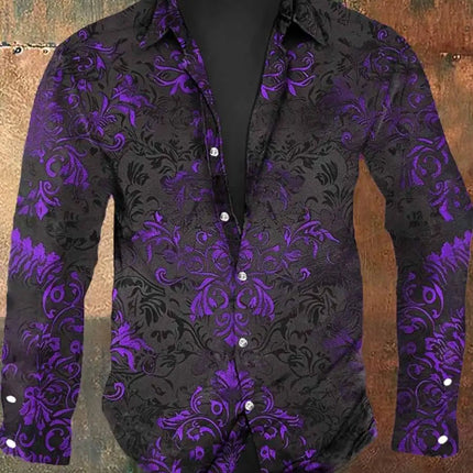 Shirt Men Long Sleeve Alien Fashion Party Apparel 3D Tee - Shirt - Jereno - Mad Fly Essentials