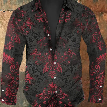 Shirt Men Long Sleeve Alien Fashion Party Apparel 3D Tee - Shirt - Jereno - Mad Fly Essentials