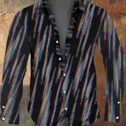 Shirt Men Long Sleeve Alien Fashion Party Apparel 3D Tee - Shirt - Jereno - Mad Fly Essentials