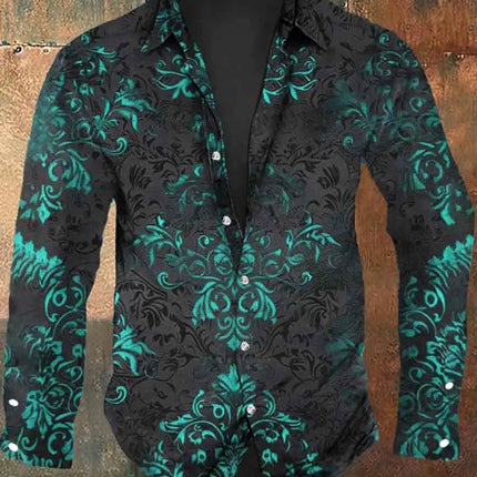 Shirt Men Long Sleeve Alien Fashion Party Apparel 3D Tee - Shirt - Jereno - Mad Fly Essentials
