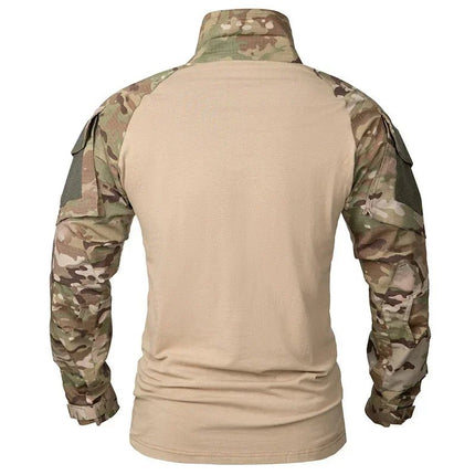 Shirt Men Sale Long Camo Tactic Paintball Tops - Shirt - Han WIld - Mad Fly Essentials