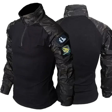 Shirt Men Sale Long Camo Tactic Paintball Tops - Shirt - Han WIld - Mad Fly Essentials