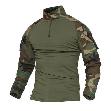 Shirt Men Sale Long Camo Tactic Paintball Tops - Shirt - Han WIld - Mad Fly Essentials